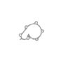 Cometic Gasket C4777-015 Cometic Nissan VG30DE/VG30DETT .015in Fiber Water Pump Gasket