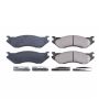 PowerStop 17-966 PowerStop - Z17 Low-Dust Ceramic Brake Pads with Hardware