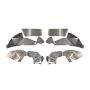 Fishbone Offroad 2018+ Jeep Wrangler JL Front/Rear Set of 4 Aluminum Raw Inner Fenders