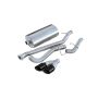 Corsa Performance 14232BLK 3.0in. Cat-Back Single Side Exit with Twin 4.0in. Black PVD Pro-Series Tips