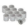 S&S Cycle 310-0240 Shovelhead Models Oil Filters - Chrome - 12 Pack