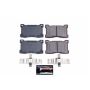PowerStop Z23-1576 PowerStop - Z23 Daily Driver Carbon-Fiber Ceramic Brake Pads with Hardware Kit