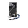 Goodridge GLS050-1FC-EB Gilera Runner 50 Front Disc Electric Blue Brake Lines