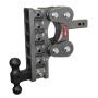 GEN-Y Hitch GH-1216 Gen-Y The Boss Torsion-Flex 2in Shank 10in Drop 1.7K TW 16K Hitch w/GH-051 Dual-Ball