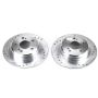 PowerStop EBR417XPR PowerStop Evolution Performance Drilled, Slotted & Plated Brake Rotor Pair