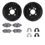 Dynamic Friction 8612-32004 Rotor Kit
