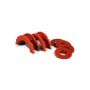 Daystar D-Ring Isolator and Washers Red