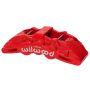 Wilwood 120-14863-RD Caliper Red SX6R 4.04in Piston 1.25in Disc
