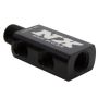 Nitrous Express 16197S COMPACT DISTRIBUTION BLOCK WITH GAUGE PORT