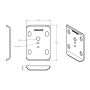 Ridetech 90000041 U-Bolt plate, 1/4