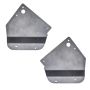 Oracle Lighting 2049-504 Fog Light Replacement Brackets, Black, Pair