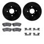 Dynamic Friction 8512-20009 Rotor Kit