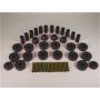 Rugged Ridge 1-2001BL Total Bushing Kit Black 55-75 Jeep CJ5 and CJ7