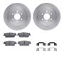 Dynamic Friction 6612-46117 Rotor Kit