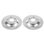 PowerStop JBR1595XPR PowerStop Evolution Performance Drilled, Slotted & Plated Brake Rotor Pair