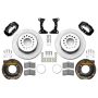 Wilwood 140-17121 Chevy Monte Carlo Forged 4 Piston DynaPro Black Caliper HP32 VV Plain Rotor - 12.19x0.81