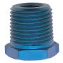 Russell Performance 1in Male to 3/4in Female Pipe Bushing Reducer (Blue)