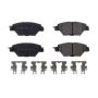 PowerStop 17-1934 PowerStop - Z17 Low-Dust Ceramic Brake Pads with Hardware