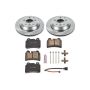 PowerStop KOE4681 OE Stock Replacement Low-Dust Ceramic Brake Pad and Rotor Kit