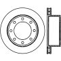 Stoptech 126.65071CSL Power Slot 00-05 Ford Excursion / 01-04 F250 2WD/4WD Rear Left Slotted CRYO Rotor