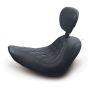 Mustang Motorcycle 79738 Mustang 06-17 Harley Softail Wide Tire(200mm)Wide Tripper Solo Seat w/DBR Diamond Stitch - Black