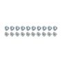 ALLSTAR PERFORMANCE ALL18548-10 Threaded Nut Insert Aluminum 10pk