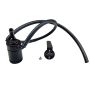 J&L 97-13 Chevy/GM Truck/SUV 4.8L/5.3L/6.0L/6.2L Driver Side Oil Separator 3.0 - Black Anodized