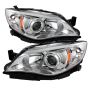 SPYDER 9028274 Xtune Subaru Impreza Wrx 08-14 Halogen Models Only Headlights Chrome HD-JH-SI08-AM-C