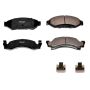 PowerStop 17-375 PowerStop - Z17 Low-Dust Ceramic Brake Pads with Hardware