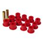 Prothane 14-1003 86.5-97 Nissan Hardbody 2wd Spring & Shackle Bushings - Red