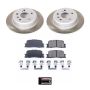 PowerStop SC1148 Semi-Coated Rotor and Low-Dust Ceramic Brake Pad Kit