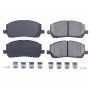 PowerStop 17-884 PowerStop - Z17 Low-Dust Ceramic Brake Pads with Hardware