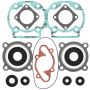 Vertex Pistons 711115 Vertex Gaskets 78-79 Moto Ski Futura 444 LC/2 Complete Gasket Kit w/ Oil Seals