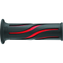 BikeMaster 105936 7/8in Wave Grips - Black/Red