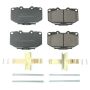 PowerStop 17-647 PowerStop - Z17 Low-Dust Ceramic Brake Pads with Hardware