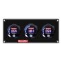 QUICKCAR RACING PRODUCTS QRP67-3018 Digital 3 Gauge Panel OP /WT/FP100