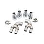 AWE Tuning 3810-42018 2019+ BMW M340i (G20) OE-Config-To-Quad Tip Conversion Kit - Chrome Silver Tip