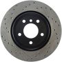 Stoptech 128.34080R 07-10 BMW 335i Cross Drilled Right Rear Rotor