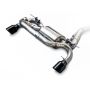 AWE Tuning 3010-33034 BMW F22 M235i / M240i Touring Edition Axle-Back Exhaust - Diamond Black Tips (102mm)