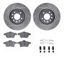 Dynamic Friction 7512-65009 Rotor Kit