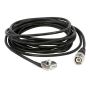 Rugged Radios NMO-MT-BNC 15 Ft Antenna Coax Cable with BNC Connector and 3/8 NMO Mount