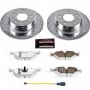 PowerStop K7336-26 Z26 Street Performance Ceramic Brake Pad and Drilled & Slotted Rotor Kit