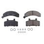 PowerStop 17-215 PowerStop - Z17 Low-Dust Ceramic Brake Pads with Hardware