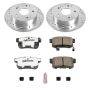 PowerStop K2270-26 Z26 Street Performance Ceramic Brake Pad and Drilled & Slotted Rotor Kit