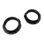 Raxiom J137648 18-23 Jeep Wrangler JL 7-In Headlight Retro-Fit Kit w/ Harness- Blk Housing (Clear Lens)