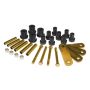 Prothane 63-72 Chrysler A Body HD Spring & Shackles Bushings - Black
