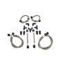 Snow Performance SNO-40045-BRD Water-Methanol Quad Nozzle Upgrade (Stainless Steel Braided Line)