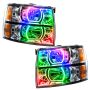 Oracle Lighting 8188-504 SMD Pre-Assembled Headlights, Square Style, ColorSHIFT(tm) - Simple