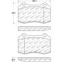 StopTech Street Touring 00-06 Jaguar S Typre R / XJ R / XJR-S Rear Brake Pads
