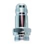 Fragola -8AN x 7/8-20 Male Adapter- Dual Feed - Chrome
